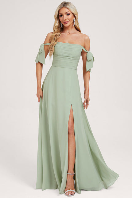 Robe Chic Fluide Verte - gallery 3
