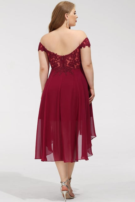 Robe Chic Élégance Rubis Aérienne - gallery 7