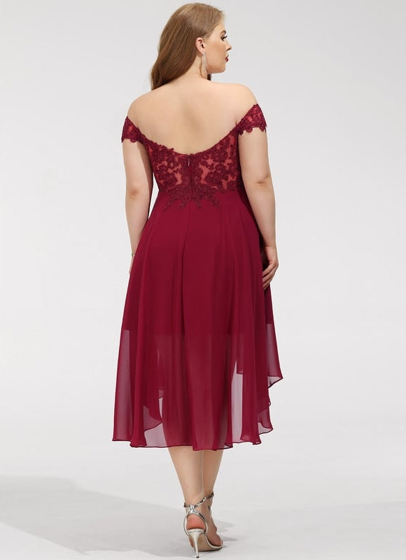 Robe Chic Élégance Rubis Aérienne - gallery 7