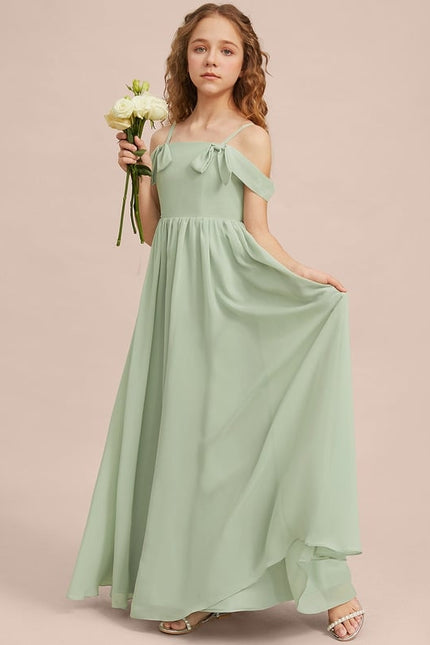 Robe Chic Chiffon Menthe - gallery 2