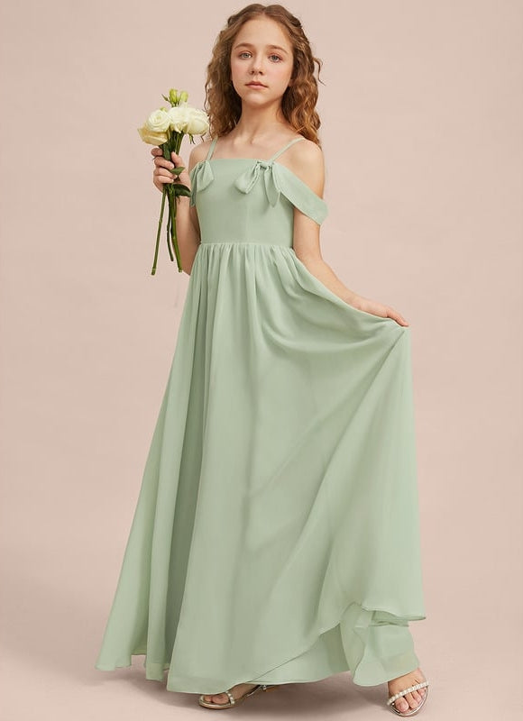 Robe Chic Chiffon Menthe - gallery 2