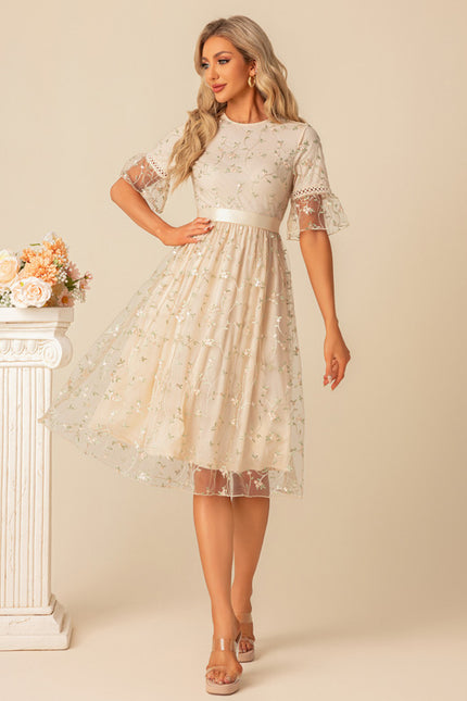 Robe Chic Tulle Fleurie - gallery 4