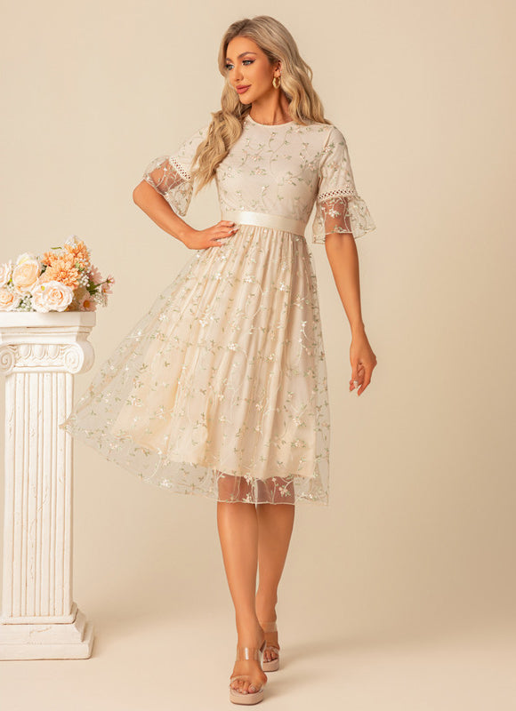 Robe Chic Tulle Fleurie - gallery 4