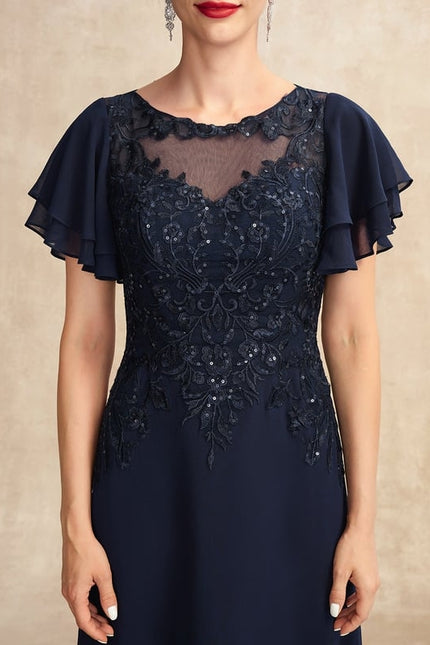 Robe Chic Violette Brodée - gallery 2