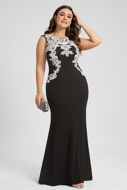 Robe Chic Noir Élégance Luminante - gallery 6