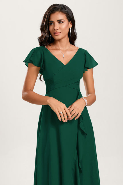 Robe Chic Fluide Bleu Nuit - gallery 5