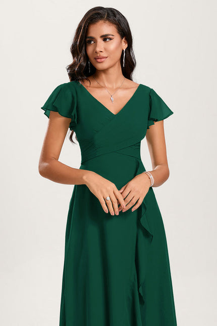 Robe Chic Fluide Bleu Nuit - gallery 5