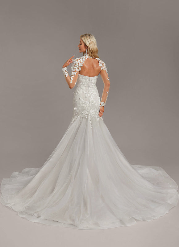 Robe Chic Élégance Florale Éthérée - gallery 7