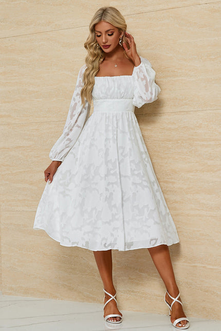 Robe Chic Blanche Aérée