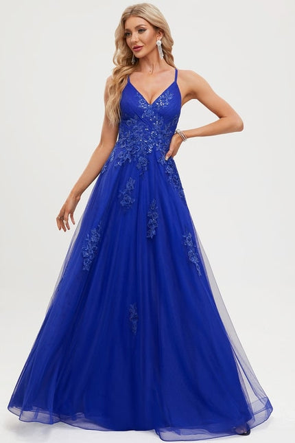 Robe Chic Bleue Étoilée - gallery 1
