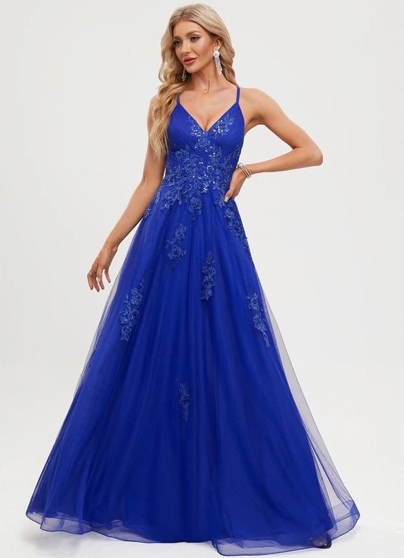 Robe Chic Bleue Étoilée - gallery 1