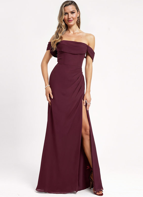 Robe Chic Violet Élégant - gallery 3
