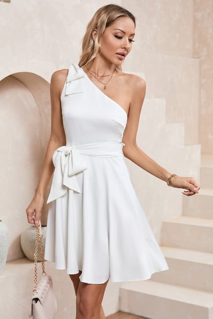 Robe Chic Blanche Moderne