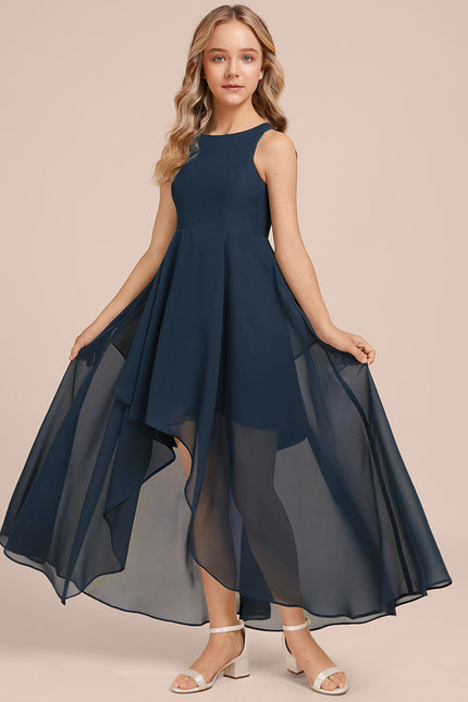 Robe Chic Bleu Nuit Élégant - gallery 4