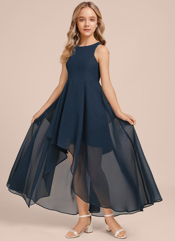 Robe Chic Bleu Nuit Élégant - gallery 4