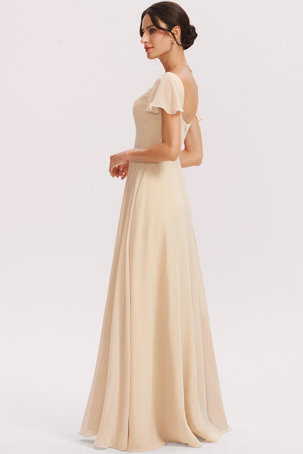 Robe Chic Longue Verte Raffinée - gallery 2