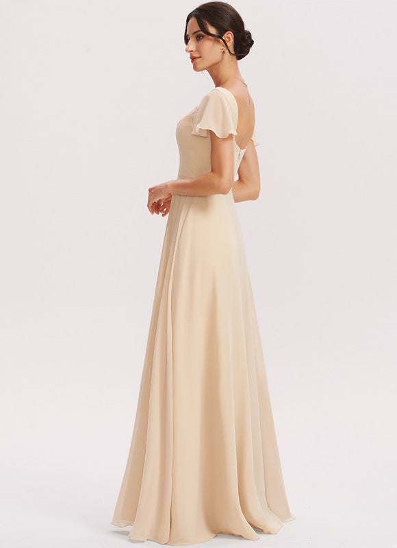 Robe Chic Longue Verte Raffinée - gallery 2