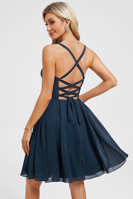 Robe Chic Courte Plissée - gallery 1