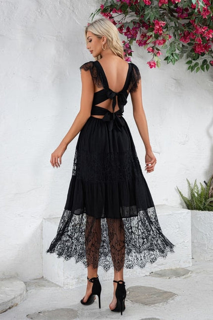 Robe Chic Noire Dentelle - gallery 4