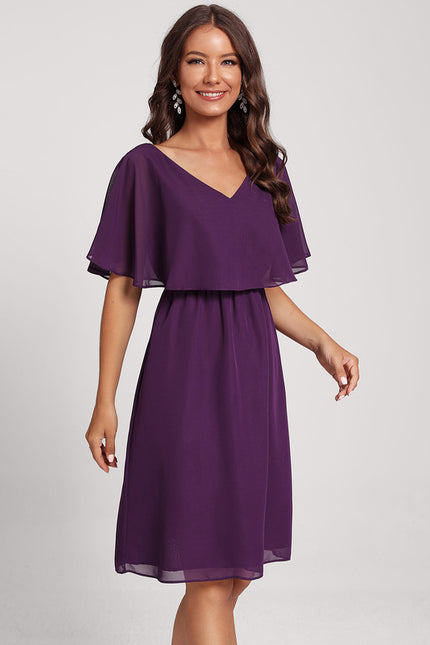 Robe Chic Bleu Nuit Élégante
