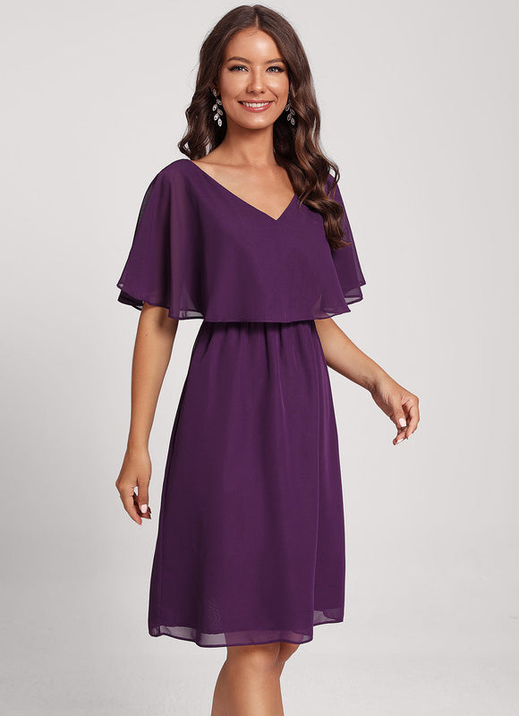 Robe Chic Bleu Nuit Élégante