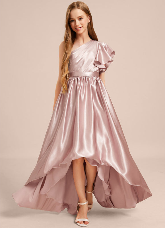 Robe Chic Satin Rose Clair - gallery 3