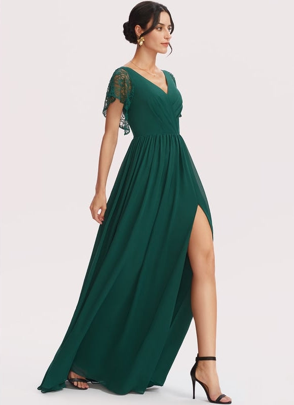 Robe Chic Élégance Rosée - gallery 4