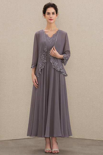 Robe Chic Chic Argenté - gallery 2