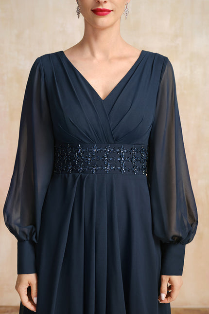 Robe Chic Éthérée Bleu - gallery 6