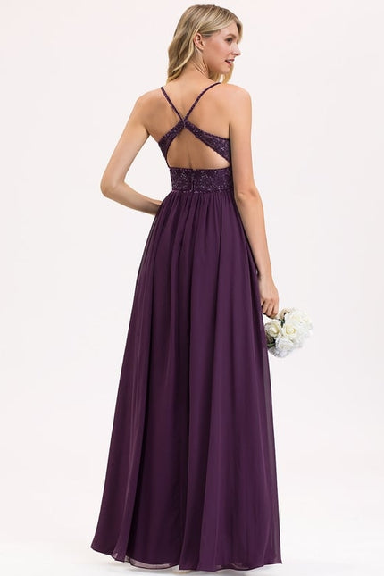 Robe Chic Élégance Pourpre - gallery 5