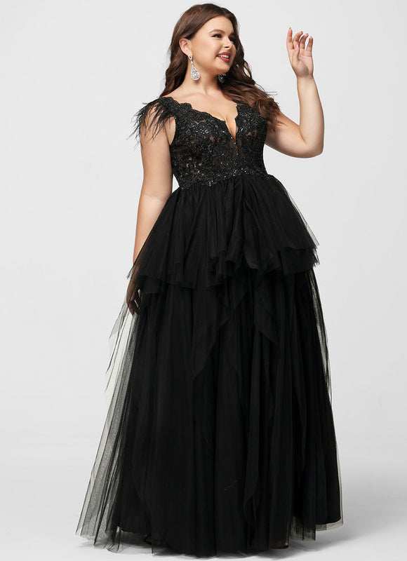 Robe De Soirée Longue Chic Noire - gallery 5