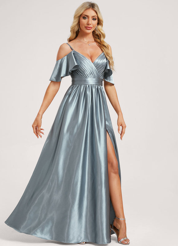 Robe Chic Satinée Aérienne - gallery 3