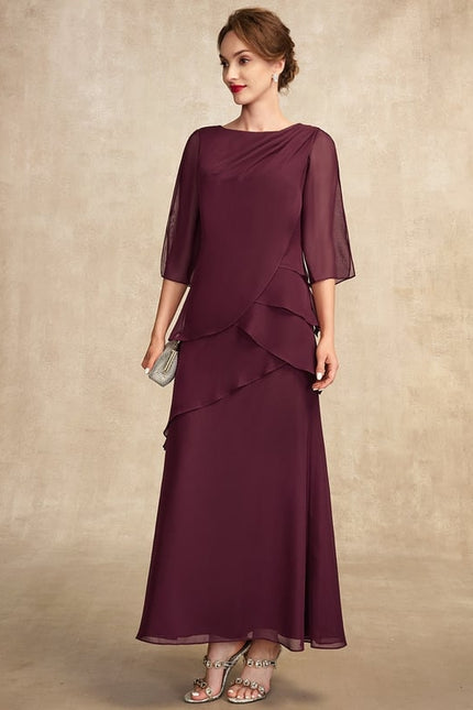 Robe Chic Mousseline Améthyste - gallery 6