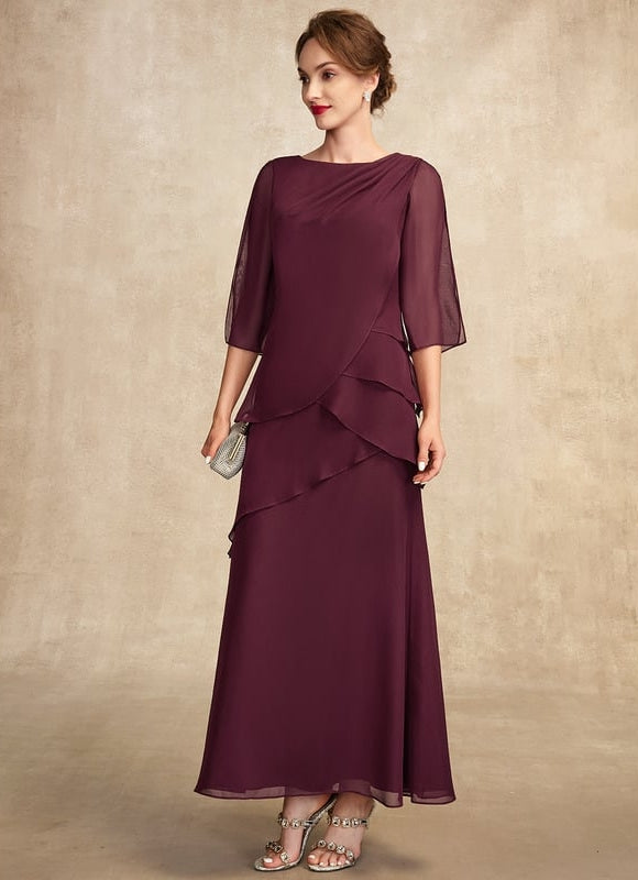 Robe Chic Mousseline Améthyste - gallery 6