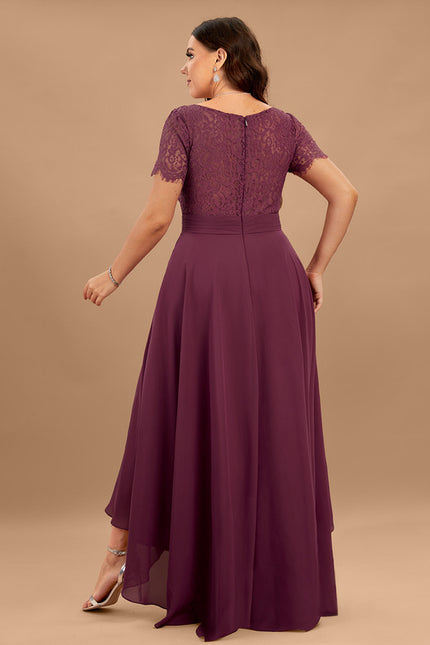Robe Chic Aérienne Bordeaux - gallery 7
