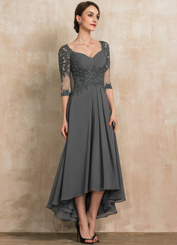 Robe Chic Élégance Plissée Perlée - gallery 3