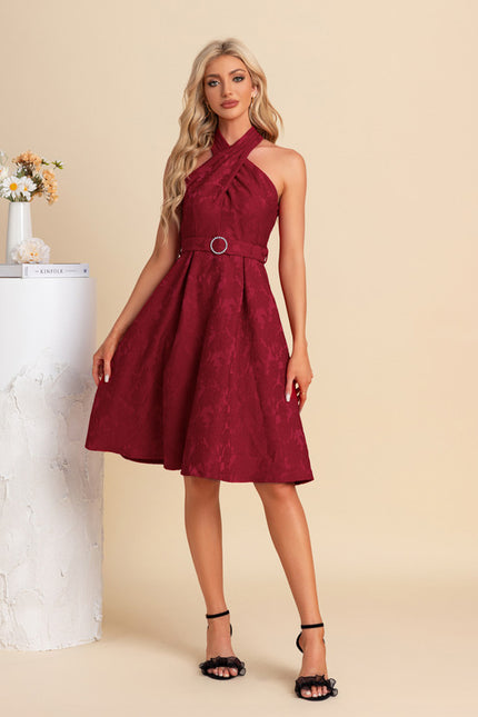 Robe Chic Trapèze Jacquard