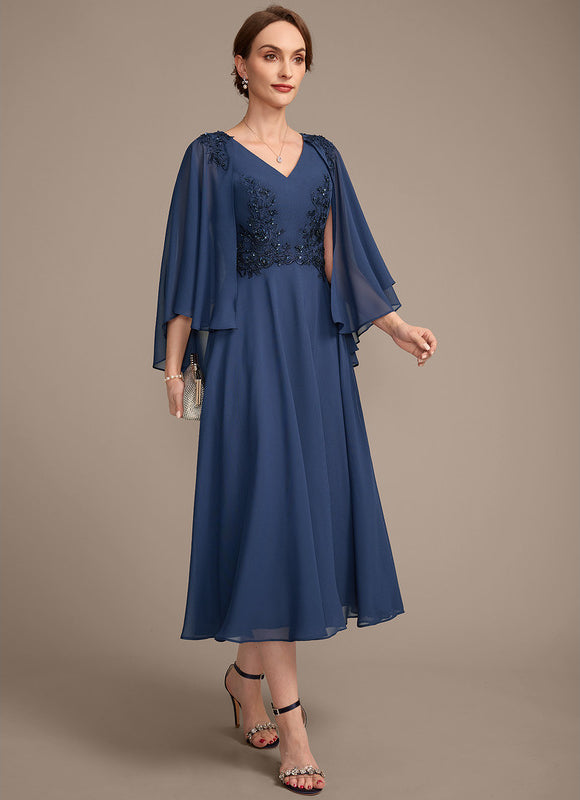 Robe Chic Aérienne Marine - gallery 5