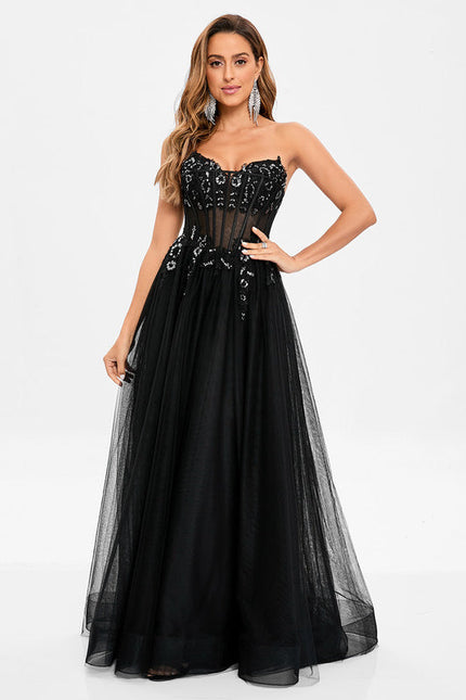 Robe Chic Tulle Poudrée - gallery 2