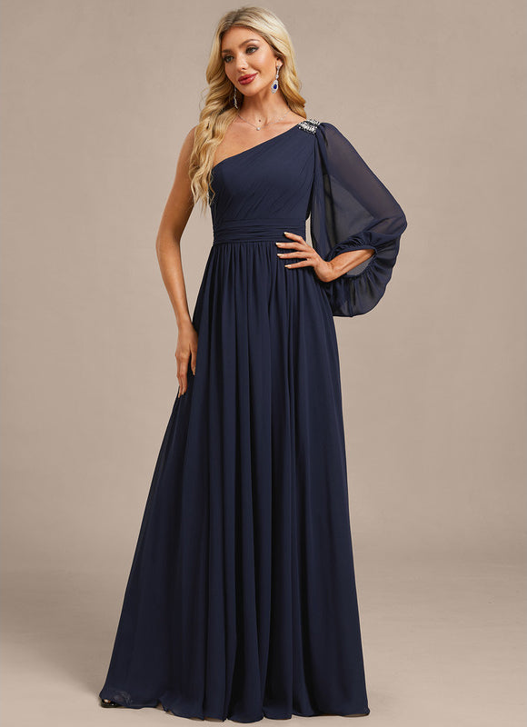 Robe Chic Asymétrique Fluide - gallery 3