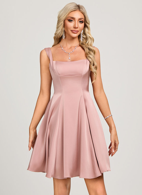 Robe Chic Étreinte De Satin - gallery 5