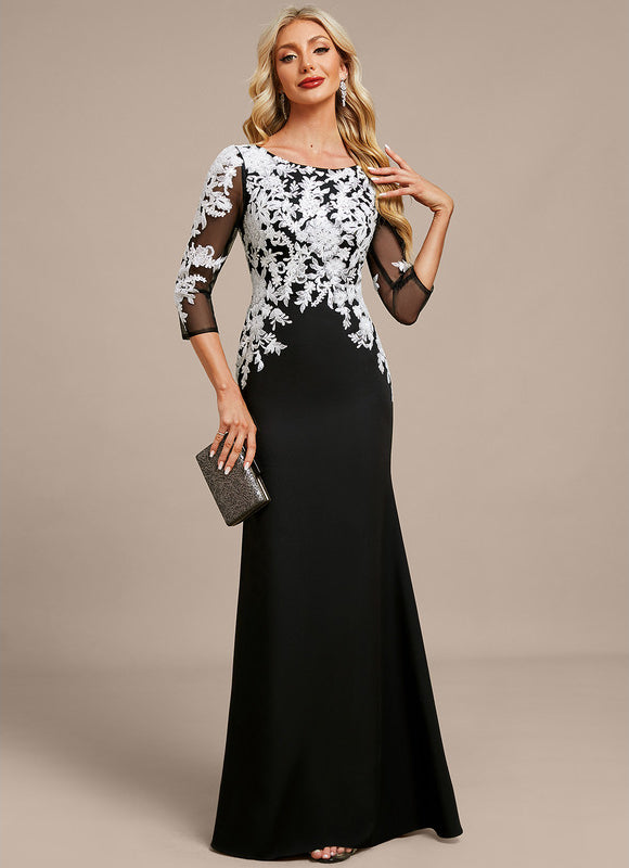 Robe Blanche Et Noire Chic - gallery 2