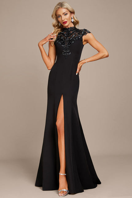 Robe Chic Noir Élégance Chic