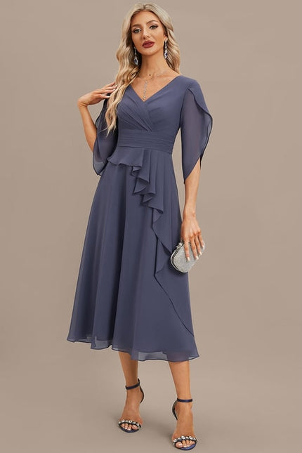 Robe Chic Émeraude Flottante - gallery 1