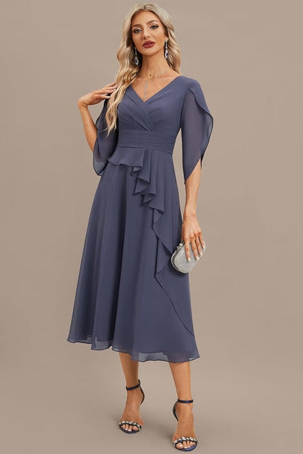 Robe Chic Émeraude Flottante - gallery 1