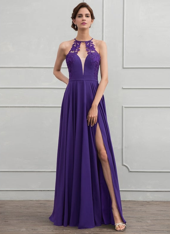 Robe Chic Sérénade Pourpre - gallery 1