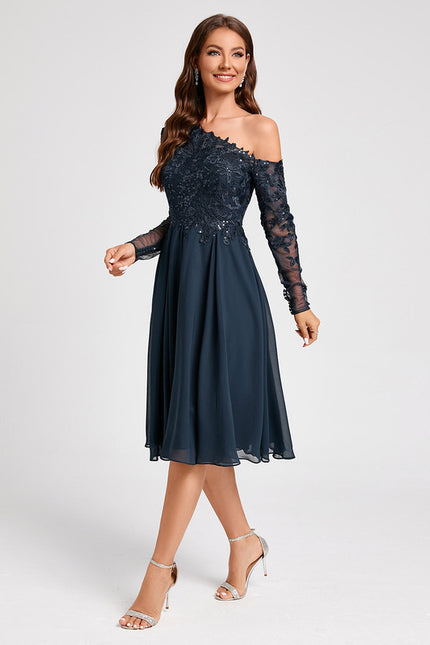 Robe Chic Chic Asymétrique Céleste - gallery 4