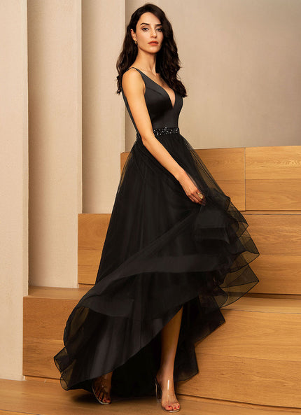 Robe Chic Élégance Tulle Satin