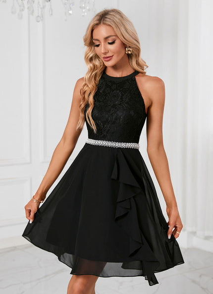 Robe Chic Noir Flottante
