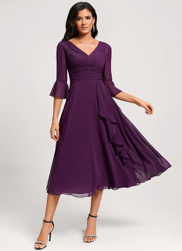 Robe Chic À Volants Florale - gallery 6